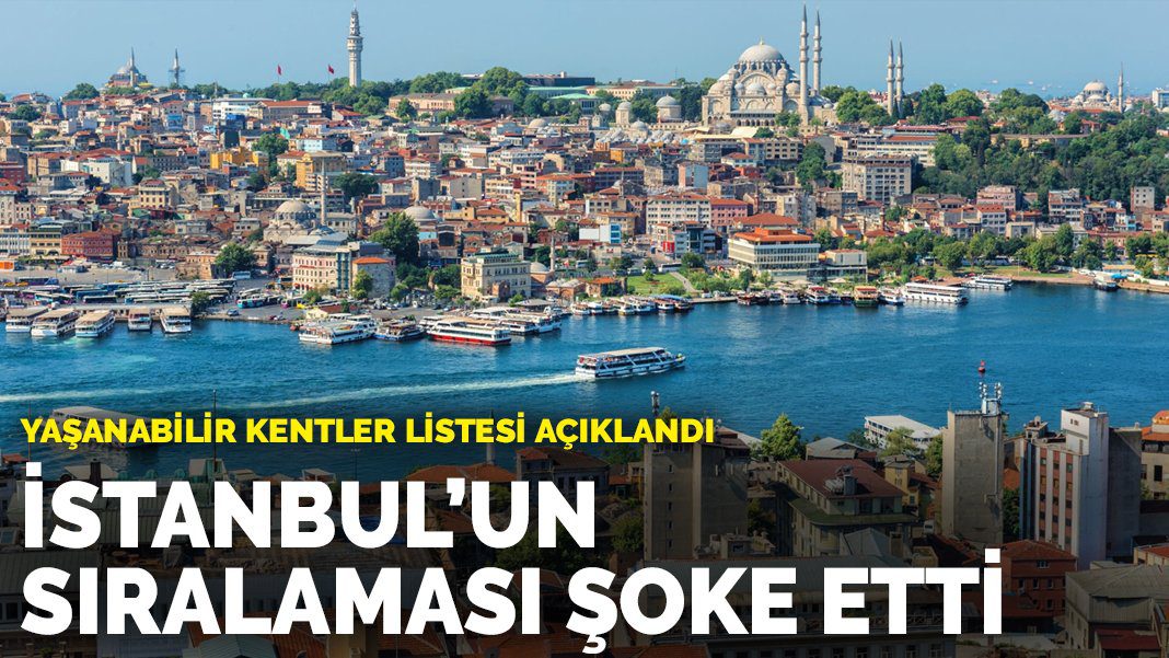 Yaşanabilir kentler listesi açıklandı: İstanbul’un sıralaması şoke etti
